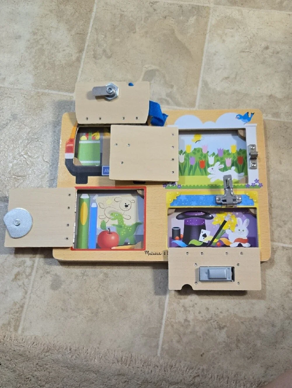 Melissa & Doug Locks & Latches Board
